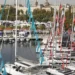 Vue du bassin du salon nautique de Barcelone, le rendez-vous incontournable Espagnol.