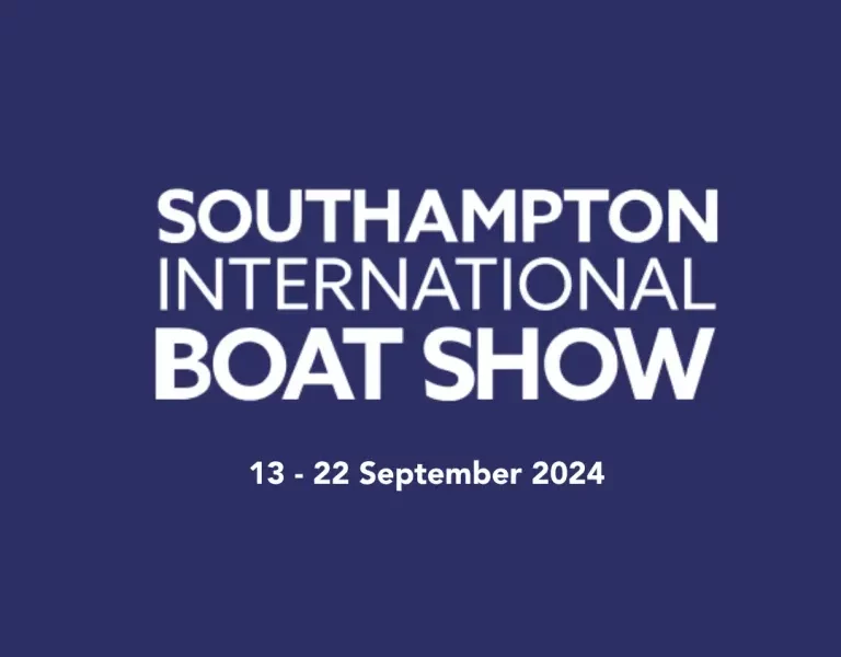 Logo du Boat show Southampton 2024, le rendez-vous Anglais du nautisme